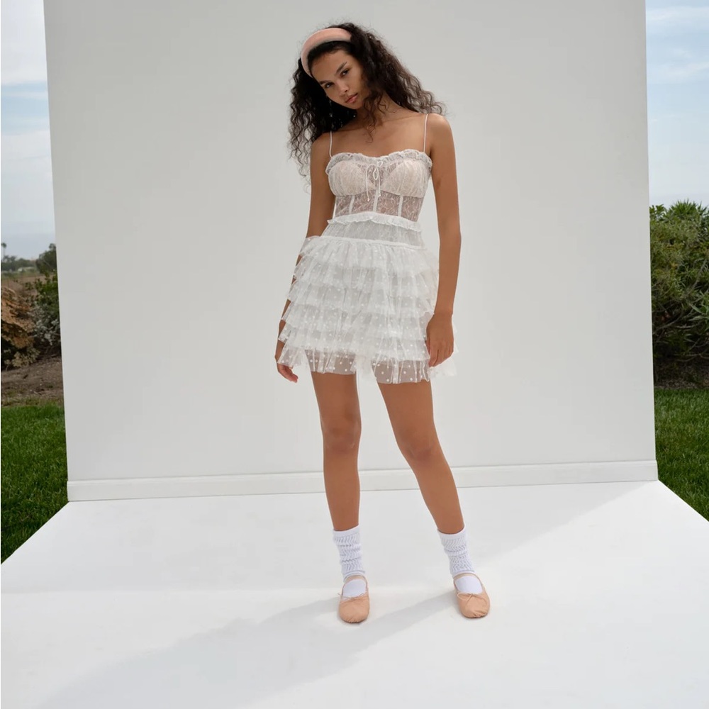 For Love and Lemons Jules Mini Dress